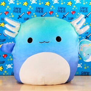 Squishmallow Miss Vi the Axolotl 12" 2021 UltraSoft Sealife Toy Plush NWT